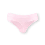 Back side of Women's Thong in Peony on white background
