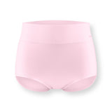 Women's High-Waisted Brief in Peony on white background