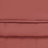 Front and Back side of Adult Quilted Blanket in Ember 2.5