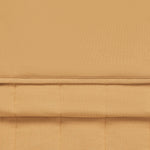 Front and Back side of Adult Quilted Blanket in Ochre 2.5