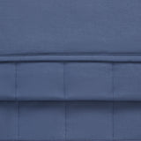 Front and Back side of Adult Quilted Blanket in Oxford 2.5
