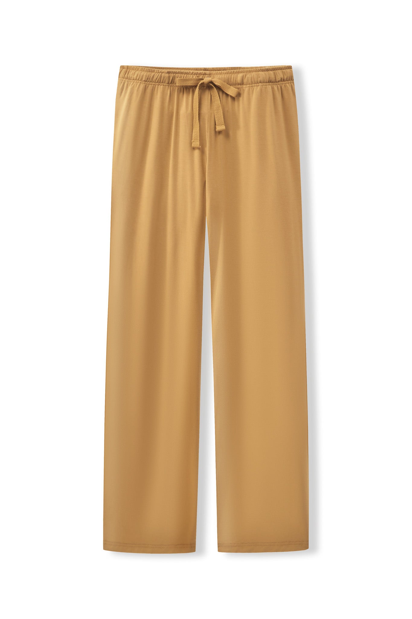 Women's Lounge Pants in Ochre on a white background
