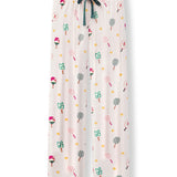 Women's Lounge Pants in Pickleball print on a white background