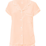 Front of Women's Short Sleeve Pajama Set in Canyon