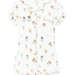 Front of Women’s Short Sleeve Pajama Set in Wildflower