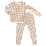 Product photo of Women's Jogger Pajama Set in Gingham Bisque