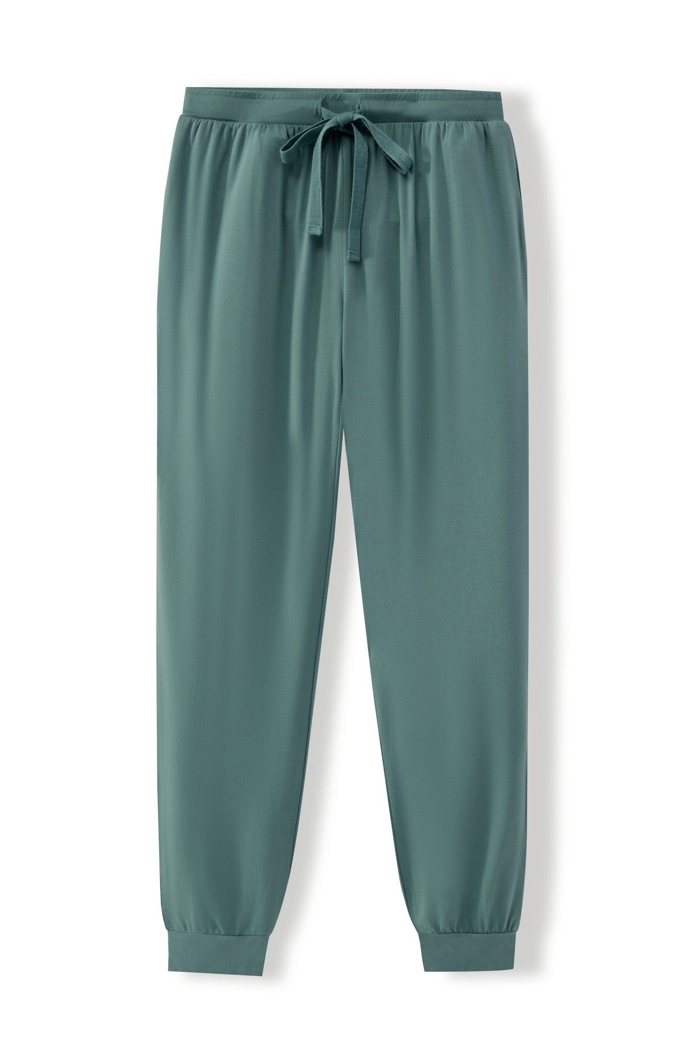 Women's Jogger Pants in Pine on a white background