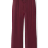 Men's Lounge Pants in Burgundy on a white background