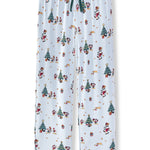 Men's Lounge Pants in Mickey & Friends Christmas print on a white background
