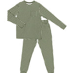 Product photo of the Kyte Men's Jogger Set in Gingham Fir