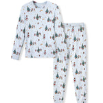 Men's Jogger Set in Mickey & Friends Christmas print on a white background