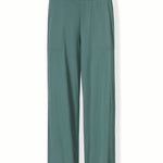 Front view of Women's Wide Leg Pant in Pine on a white background