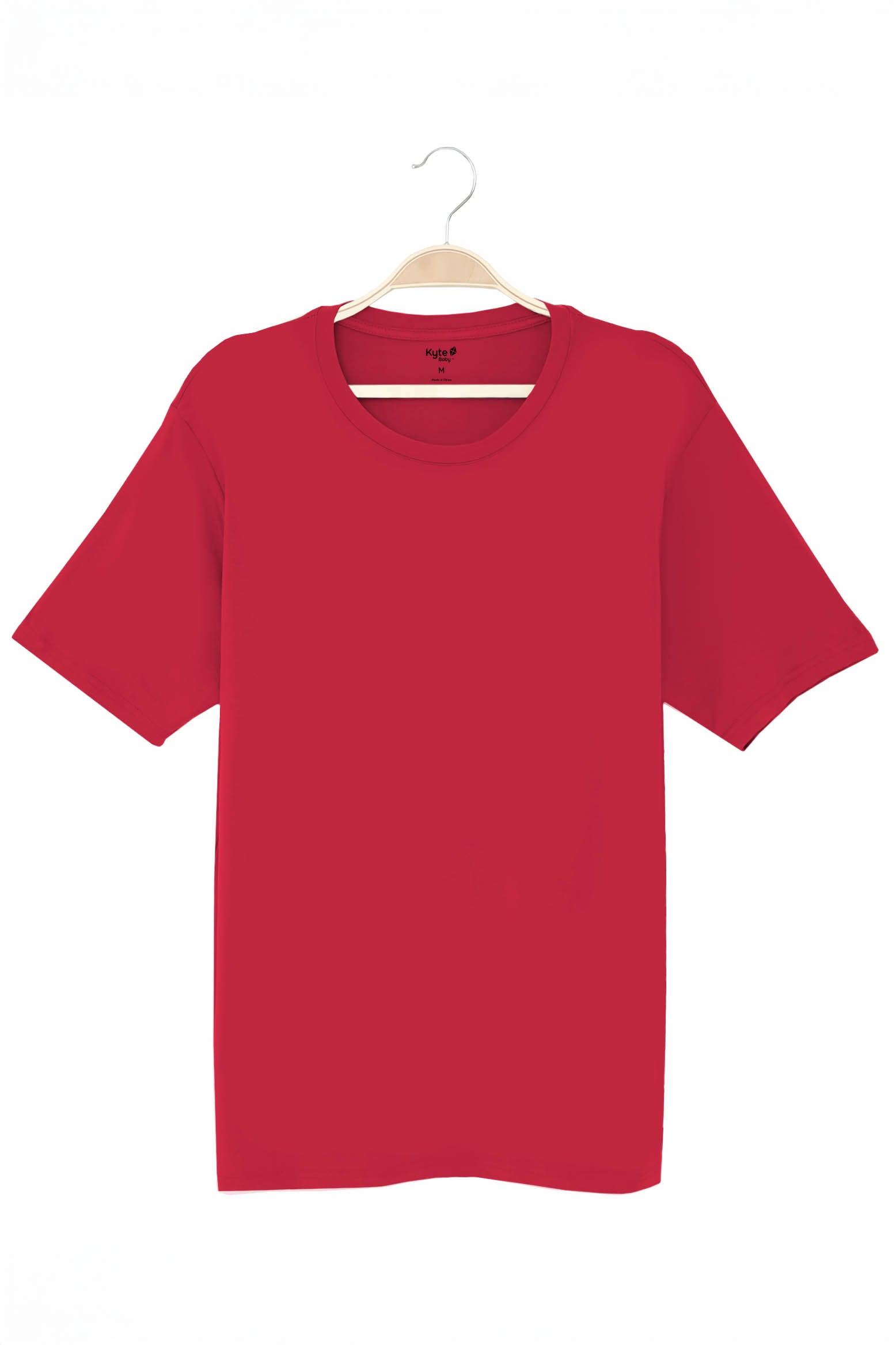 Kyte Baby's Men's Crew Neck Tee in Cardinal