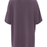 Back of Women’s Biker Short Set in Currant