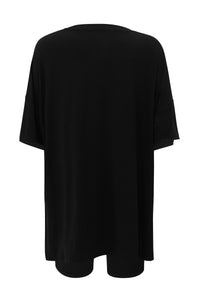 Back of Women’s Biker Short Set in Midnight