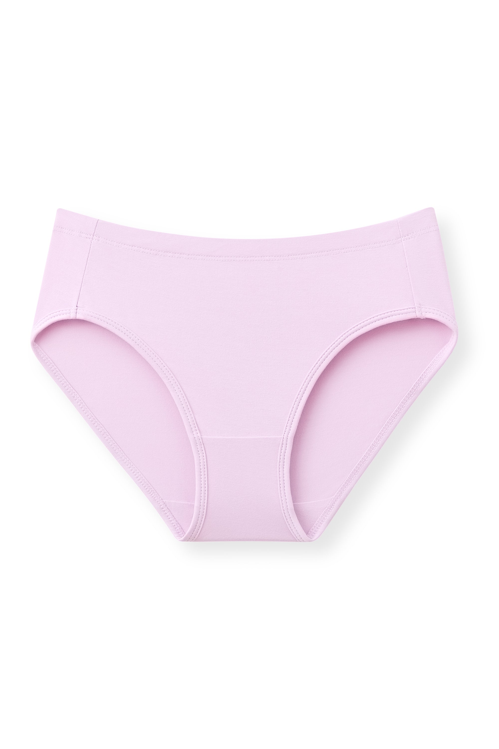 Light purple women's underwear on a white background