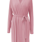 Front of Women’s Lounge Robe in Apple Blossom
