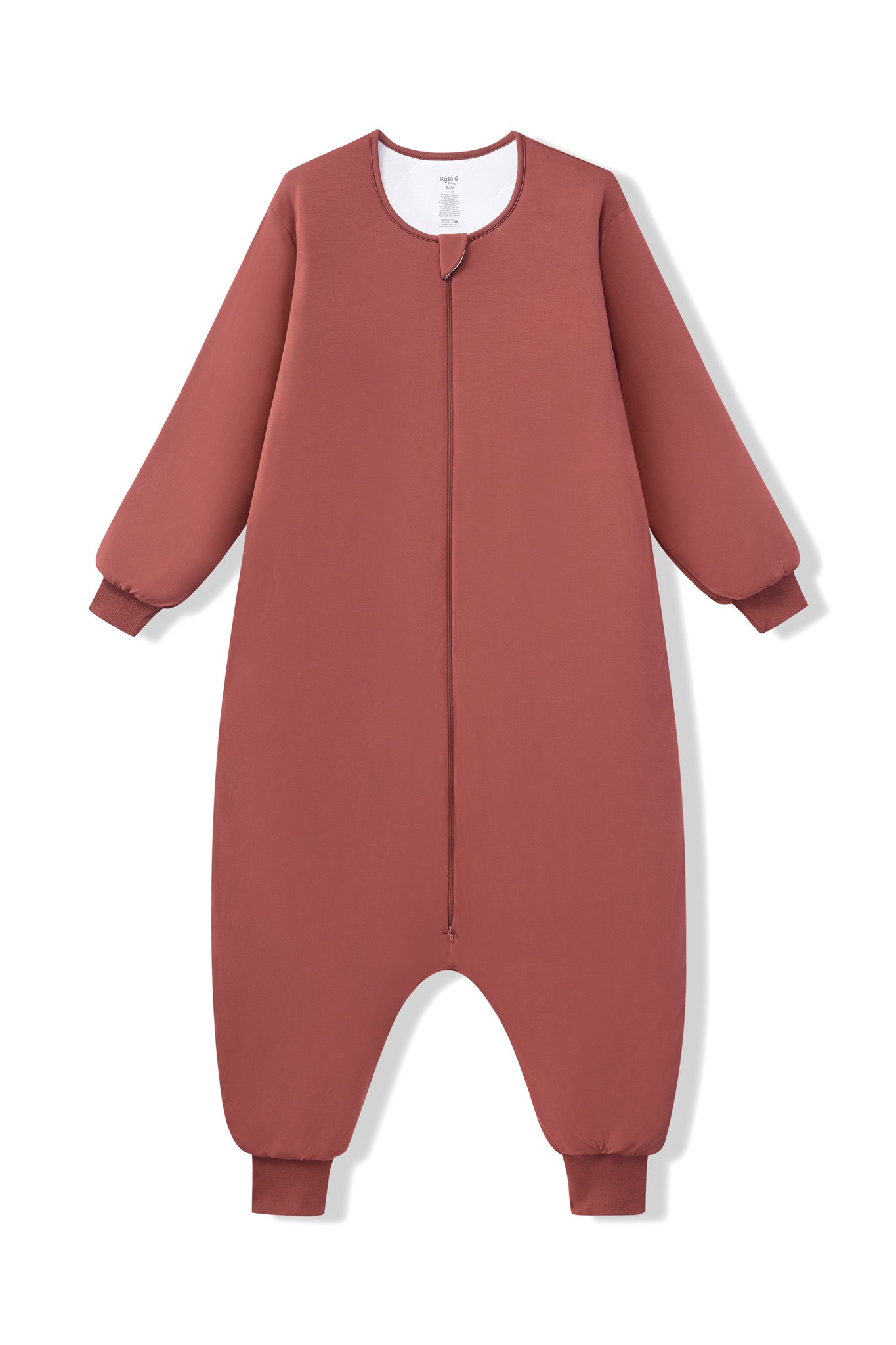 Long Sleeve Adult Sleep Bag Walker in Ember on a white background