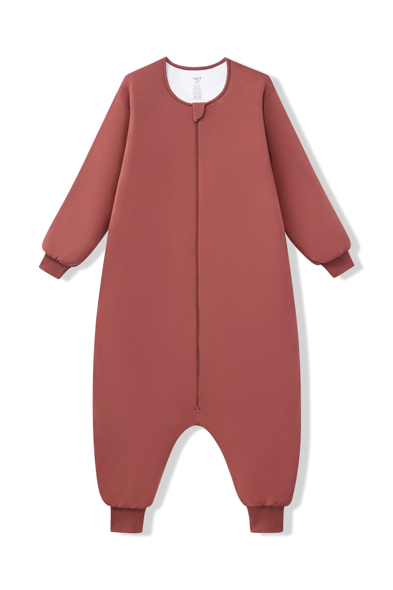 Long Sleeve Adult Sleep Bag Walker in Ember on a white background