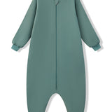 Long Sleeve Adult Sleep Bag Walker in Pine on a white background