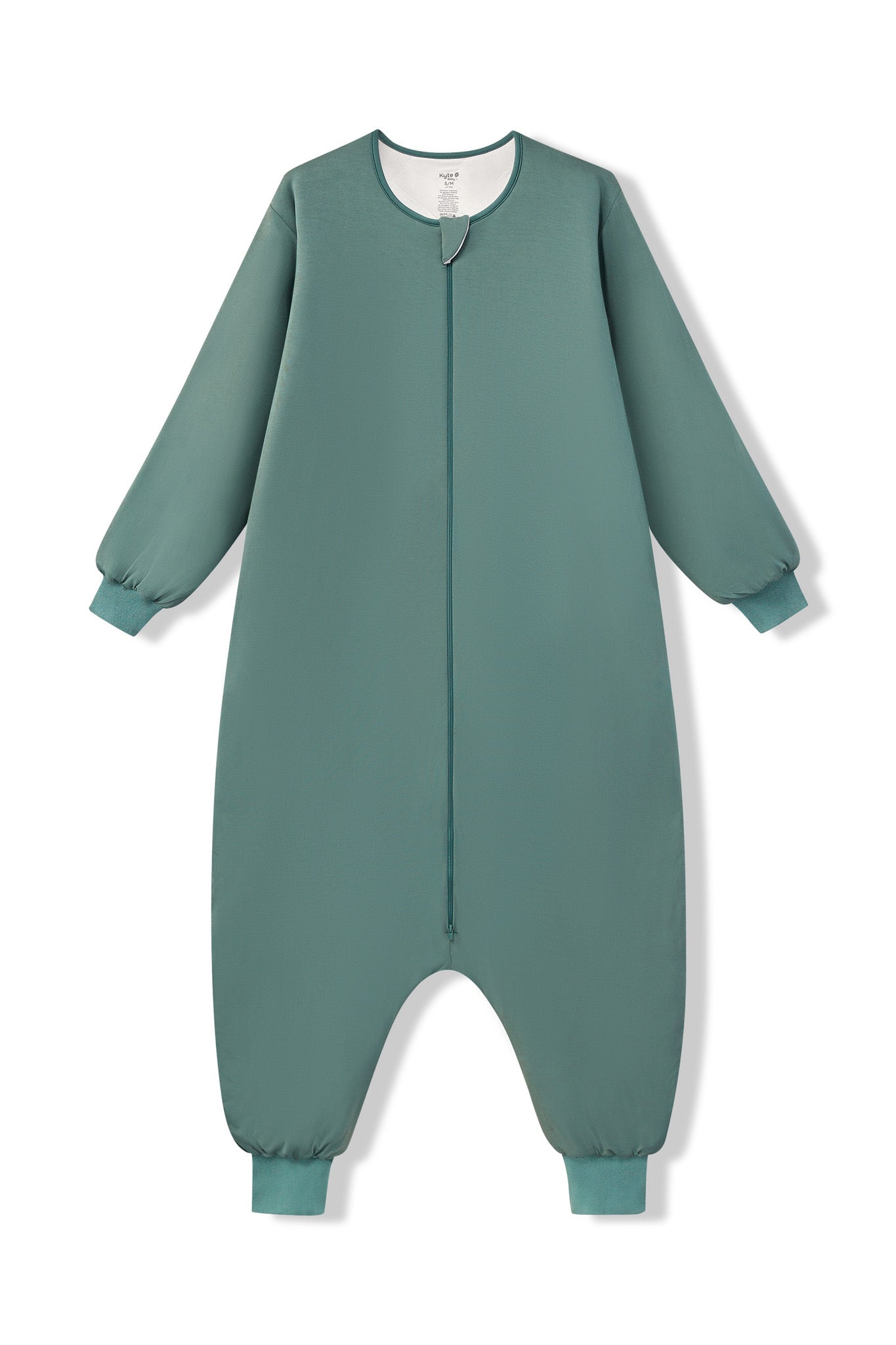 Long Sleeve Adult Sleep Bag Walker in Pine on a white background