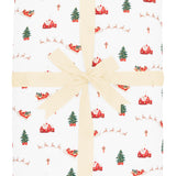 Product photo of the Bamboo Throw Blanket in Santa Sleigh 2.5