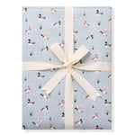 Youth Blanket in Mallard Duck 1.0 shown in its packaging shown tied in a linen bow