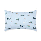 The front of the Standard Pillowcase in Take Off shown on a white background