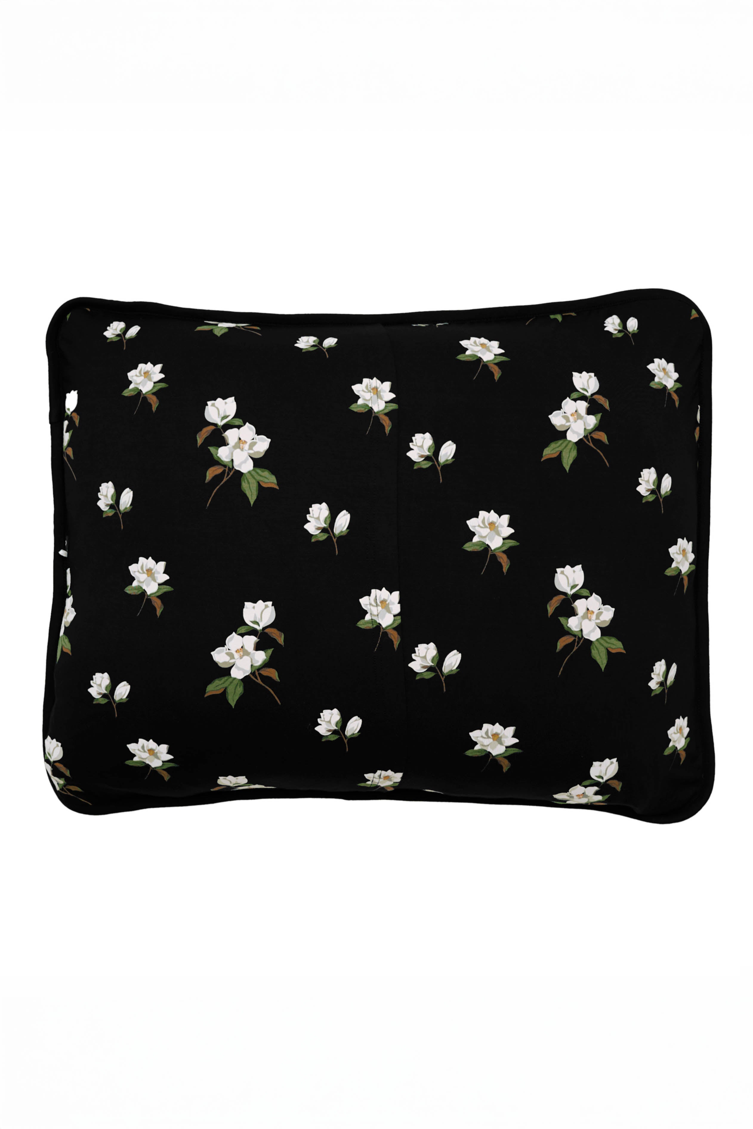 Kyte Baby's Standard Pillowcase in Big Midnight Magnolia back