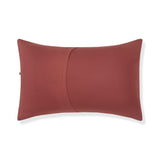 Back side of Standard Pillowcase in Ember on a white background