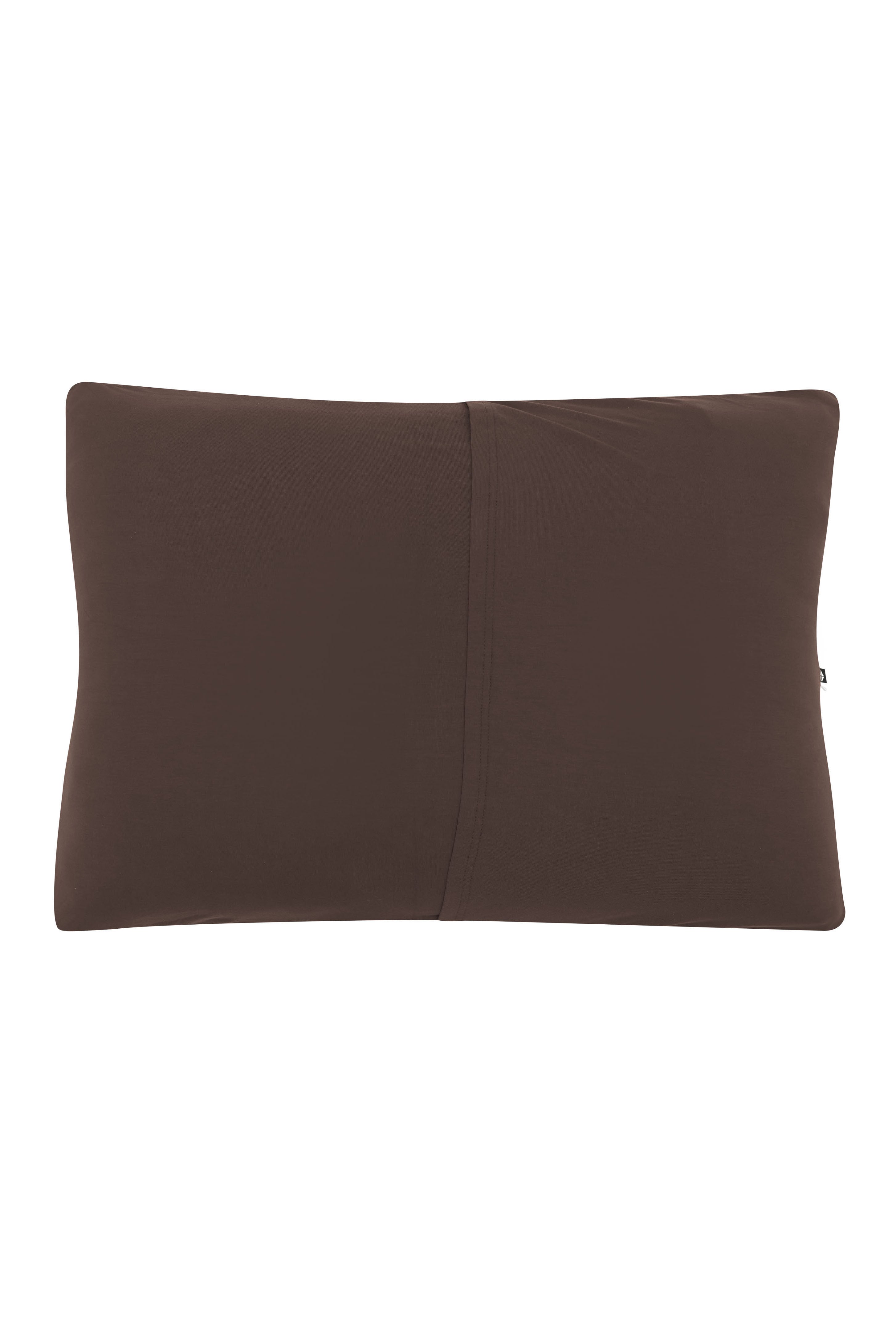Product photo of the back of the Standard Pillowcase in Espresso 