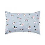 Front of the Standard Pillowcase in Mallard Duck