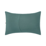 Back side of Standard Pillowcase in Pine on a white background