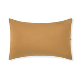 Front side of Standard Pillowcase in Ochre on a white background