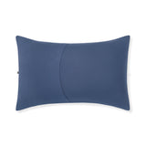 Back side of Standard Pillowcase in Oxford on a white background