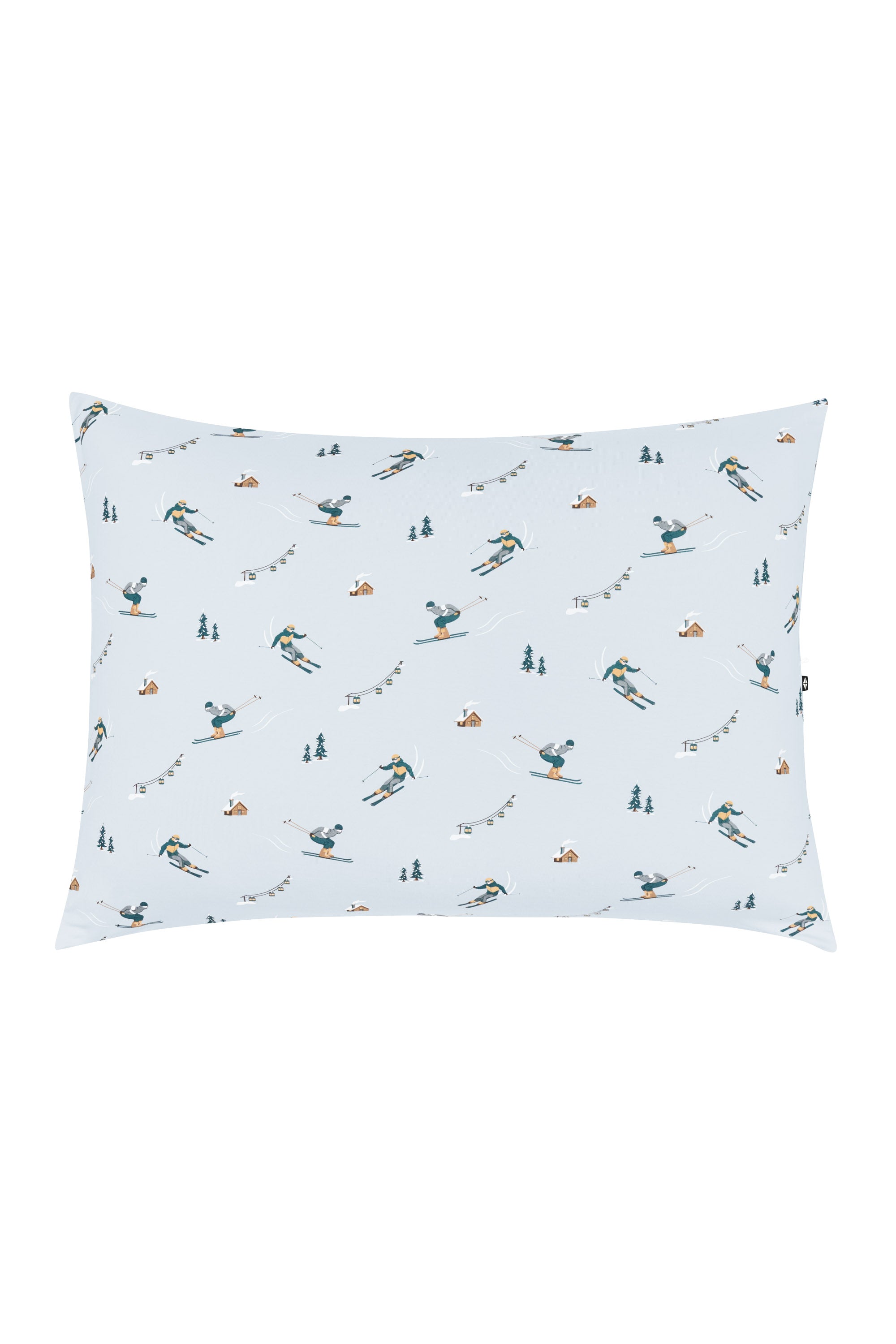 Product photo of the front of the Kyte Bamboo Standard Pillowcase in Ski