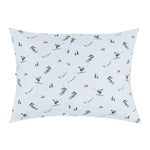 Product photo of the back of the Kyte Bamboo Standard Pillowcase in Ski