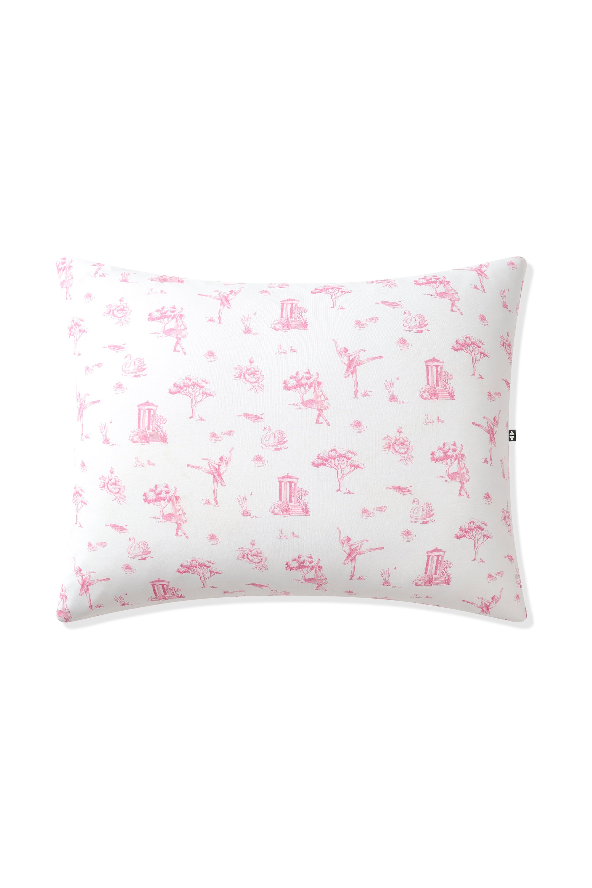 product photo of the Bamboo Standard Pillowcase in Toile Ballet