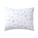 Back of the Bamboo Standard Pillowcase in Toile Safari