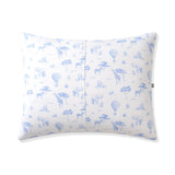 Back of the Bamboo Standard Pillowcase in Toile Safari