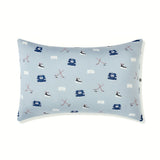 Standard Pillowcase in Vintage Hockey print on a white background