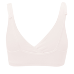 Back view of Women's Cross Front Bralette in Blonde