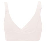 Back view of Women's Cross Front Bralette in Blonde