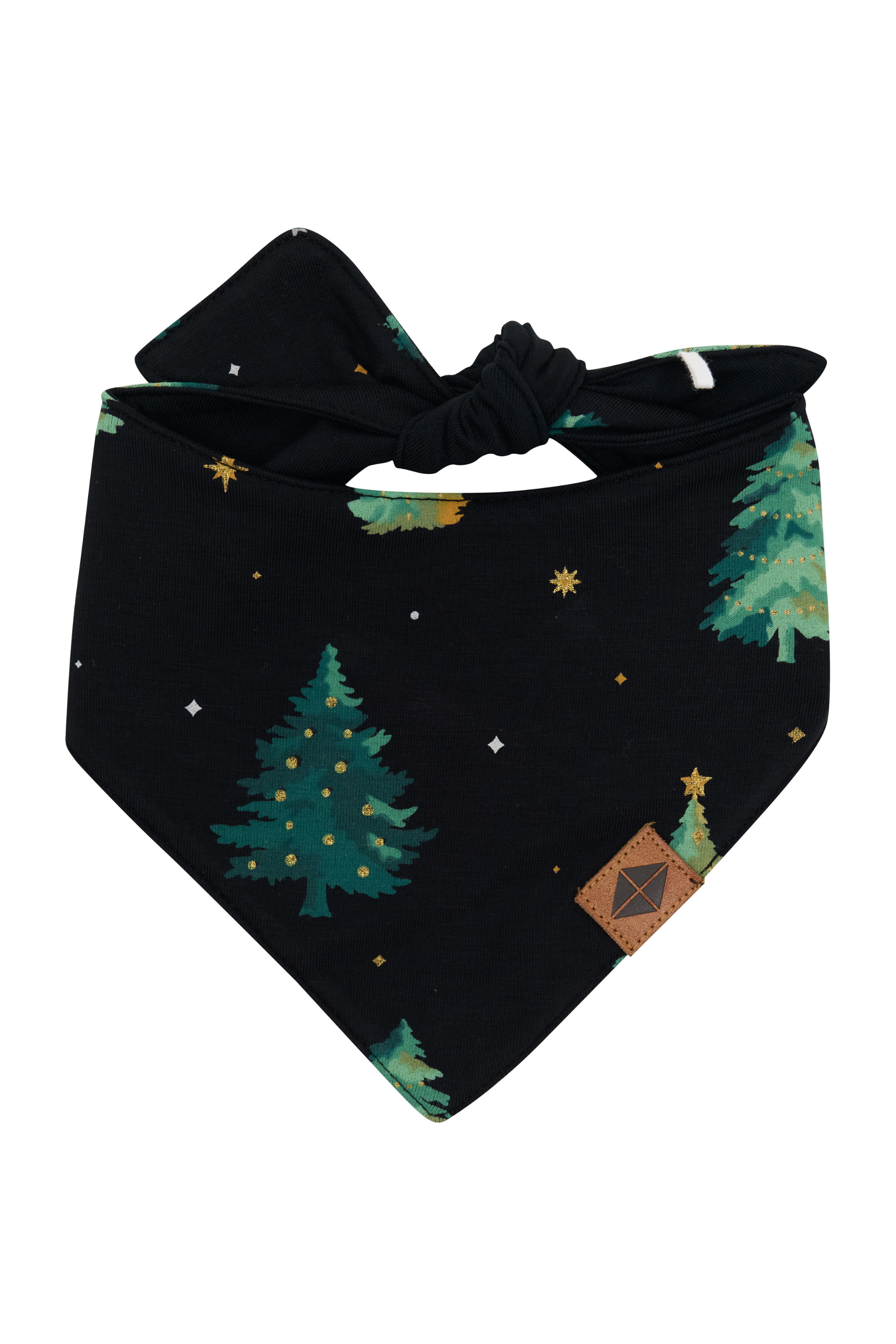 Front of the Dog Bandana in Twinkle Tree