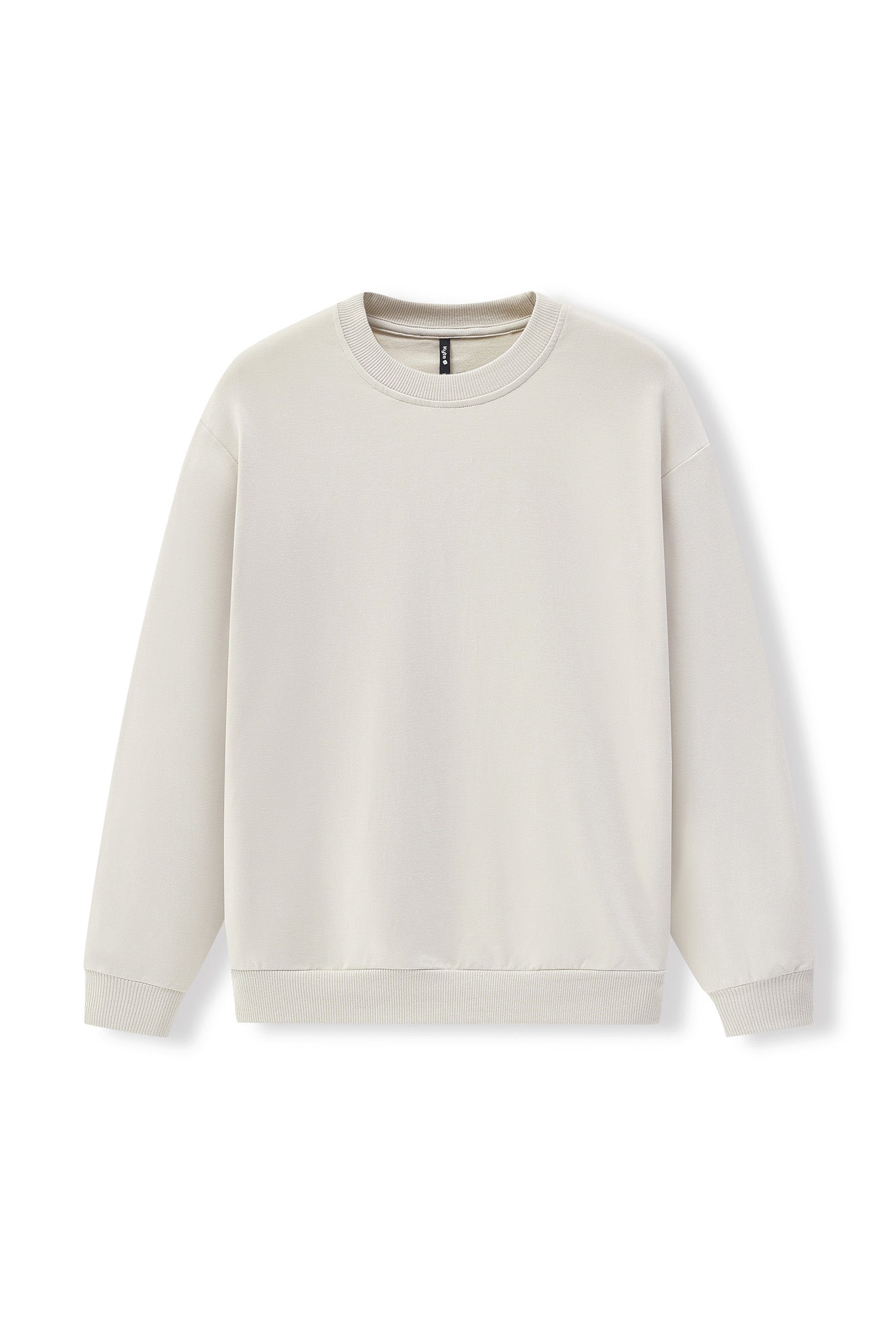 Women's Sweatshirt in Oat on a white background