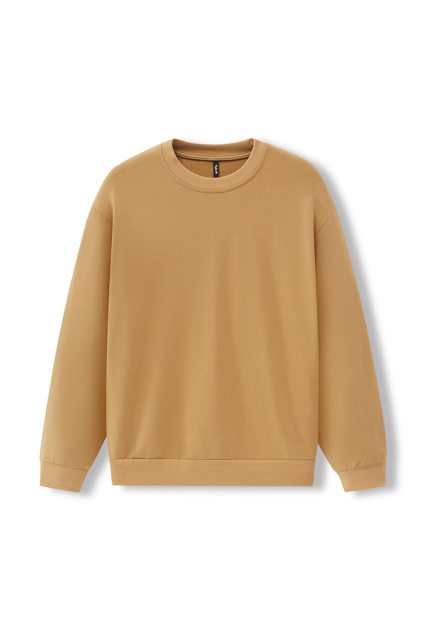 Women's Sweatshirt in Ochre on a white background