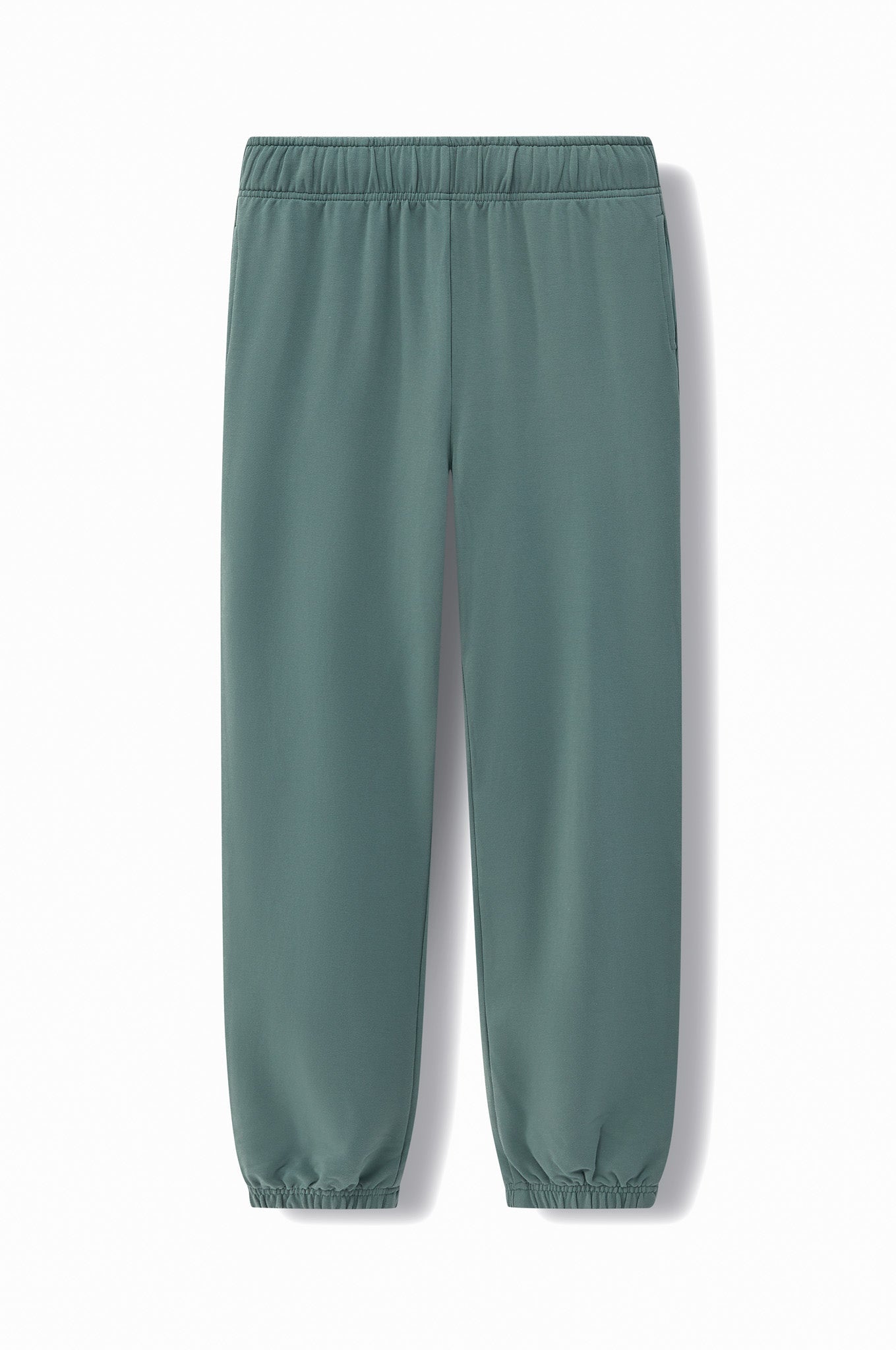 Women's Jogger Pant in Pine on a white background