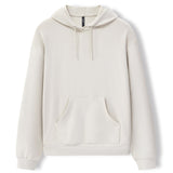 Women's Hoodie in Oat color on a white background