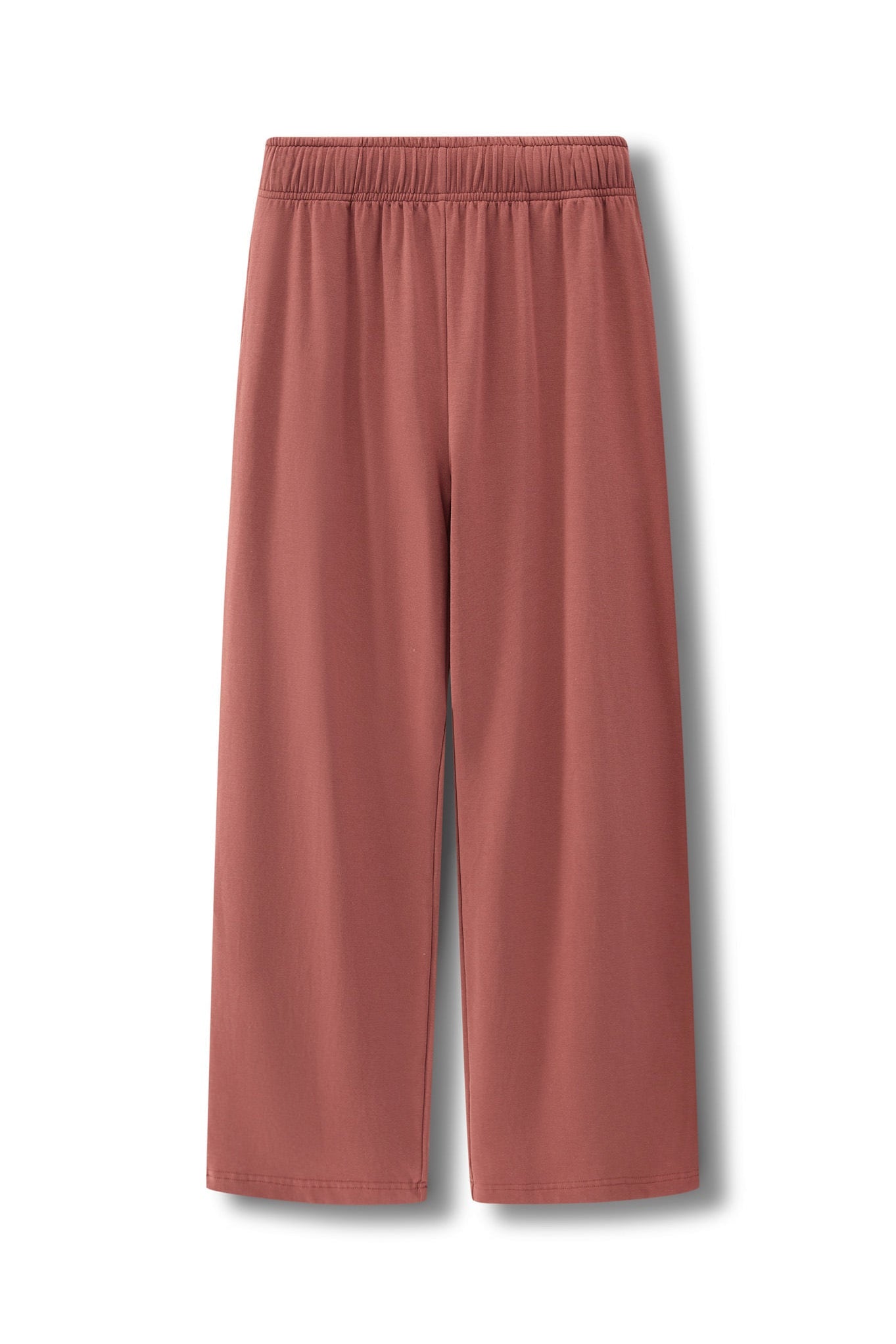 Women's Sweatpant in Ember color on a white background