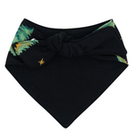 Back of the tied up Dog Bandana in Twinkle Tree